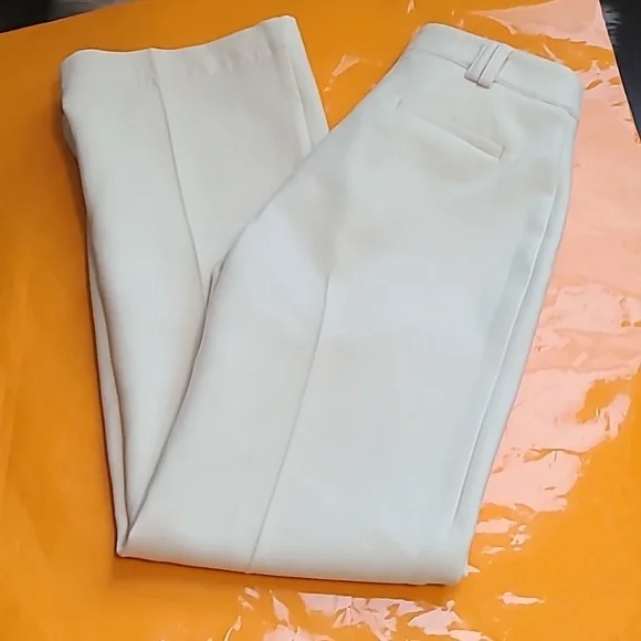 Sezane mid-high waist wool chuck trousers ecru - Picture 6 of 16